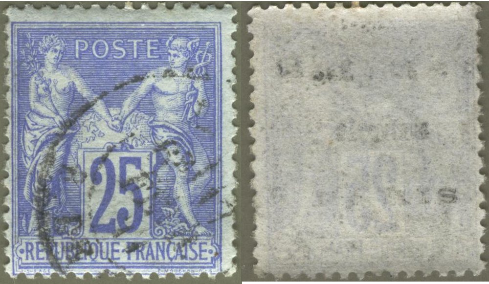Marque SEE au verso